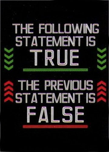 Following Statement Is True Previous False Magnet SM4767