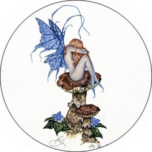 Amy Brown Faerie Long Day Button B-0816
