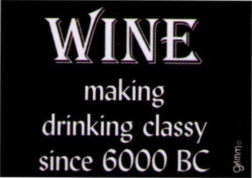 Wine Making Drinking Classy Since 6000BC Magnet GM5003