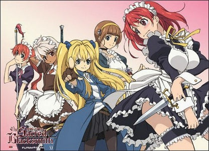 Sacred Blacksmith Group Cloth Wall Scroll Poster GE-84009