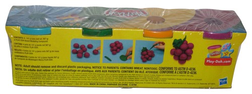 Play-Doh Secondary Colors Purple Yellow Blue & Green Hasbro Pack