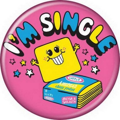 David and Goliath Single Cheese Button 82039