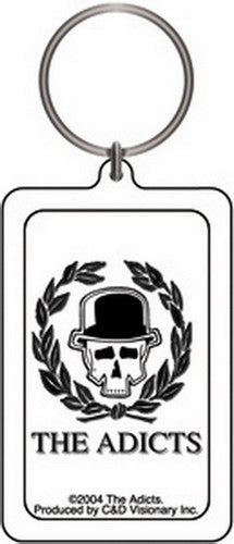 The Adicts Skull Vine Lucite Keychain K-1486