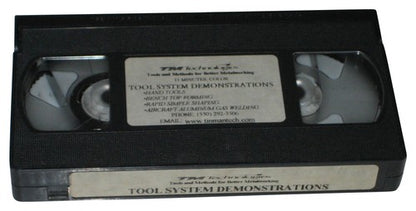 TM Technolgies Tool System Demonstrations Metalworking Tinmantech VHS Tape
