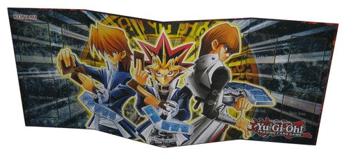 Yu-Gi-Oh! God Slifer Obelisk Ra Blue Eyes (2014) Konami Hard Fold Game Board Mat