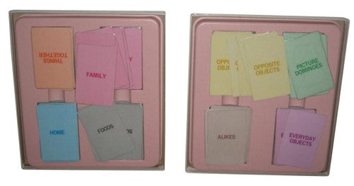 Milton Bradley Picture Cards Set 1 & 2 Kids (1972) Vintage Game - Education Key To Learning