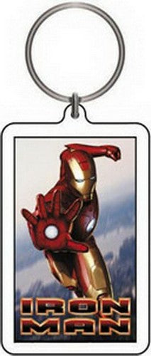 Marvel Comics Iron Man Hand Blast Lucite Keychain K-IRN-0002