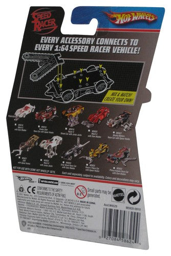 Speed Racer Movie Hot Wheels (2007) Mattel Mach 4 Toy Car w/ Saw Blades -