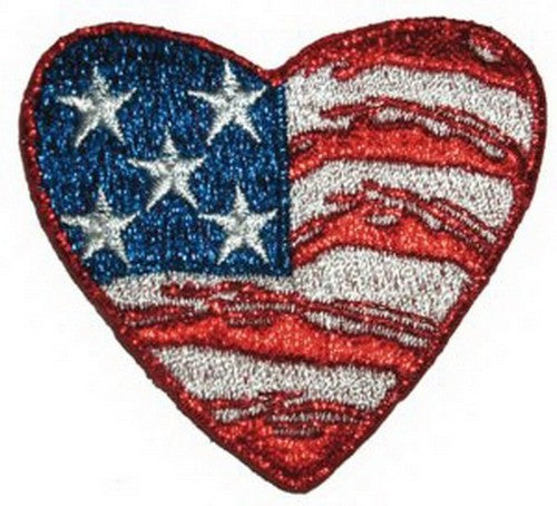 Heart Flag Patch P-0614