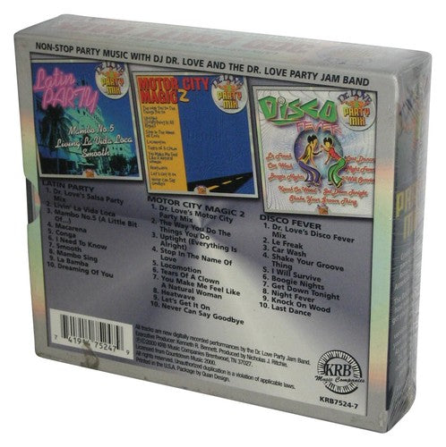 Dr. Love Party Mix 3CD Music Party Pack Box Set