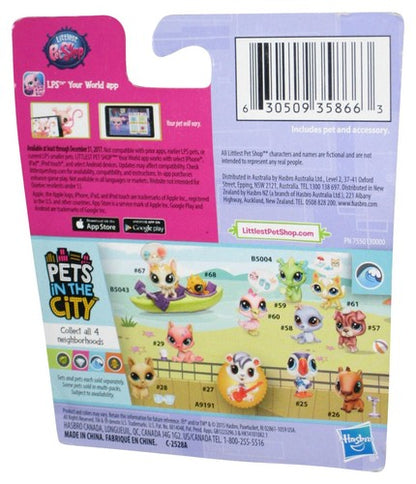 Littlest Pet Shop Pets In The City (2015) Hasbro Fortuna LaChance Figure #29