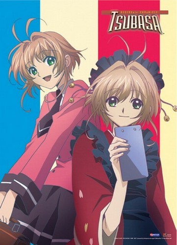Tsubasa Sakura Duo Anime Cloth Wall Scroll Poster GE-9740