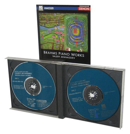 Brahms Piano Works Valery Afanassiev (1999) Audio Music CD Box Set - (2CDs)