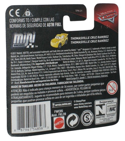 Disney Cars Movie Mini Racers (2017) Thomasville Cruz Ramirez Die-Cast Metal Toy Car