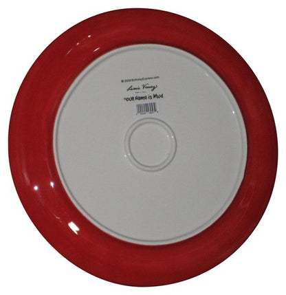 Onimd Platter Diy Kids Children Birthday Balloon Platter Decorative Plate w/ Pen