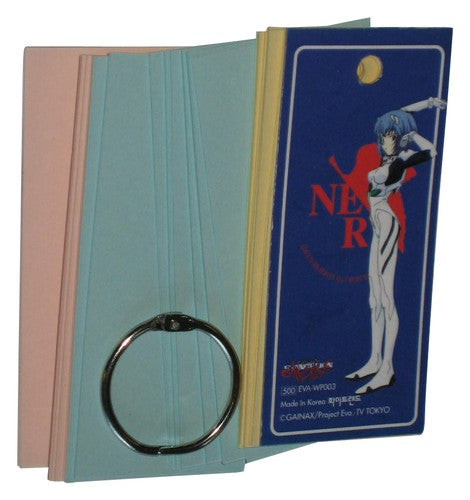 Neon Genesis Evangelion Rei Ayanami Eva-00 Gainax Note Cards Pad Keychain
