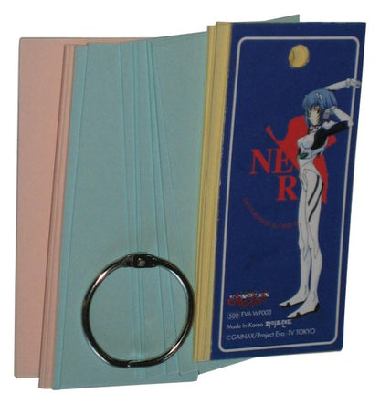 Neon Genesis Evangelion Rei Ayanami Eva-00 Gainax Note Cards Pad Keychain