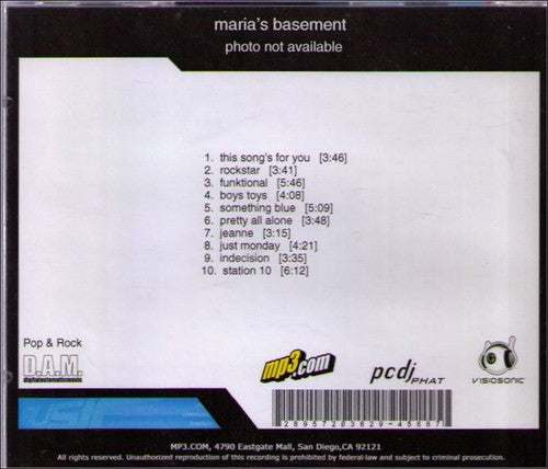 Maria's Basement Photo Not Available Music CD