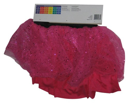 Halloween Glitter Hot Pink Tutu Skirt Dress - (Size Woman's Large / XLarge)