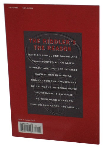 DC Comics Batman and Judge Dredd The Ultimate Riddle (1995) Paperback Book
