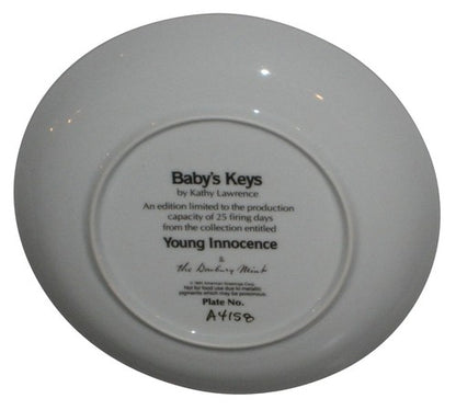 Baby's Keys by Kathy Lawrence Young Innocence (1991) Bradford Plate