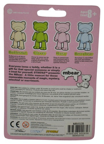 Stikfas Mbear (2006) Mini Bear Mascot 2-Inch Butternut Figure MB002B