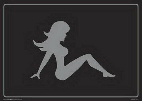Mud Flap Girl Postcard 46075