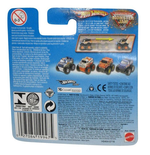 Monster Jam Speed Demons Screamin Demon (2005) Hot Wheels Mini Pull Back Toy Car