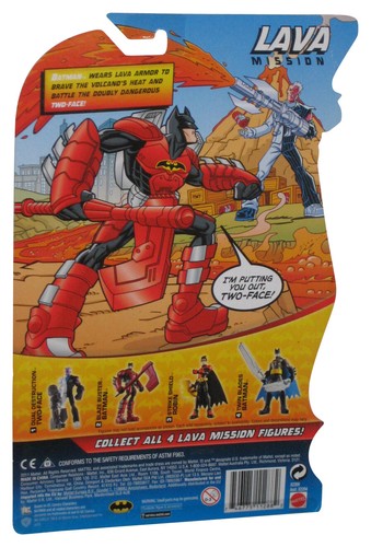 DC Batman Power Attack Red & Orange Blaze Buster (2011) Mattel Action Figure