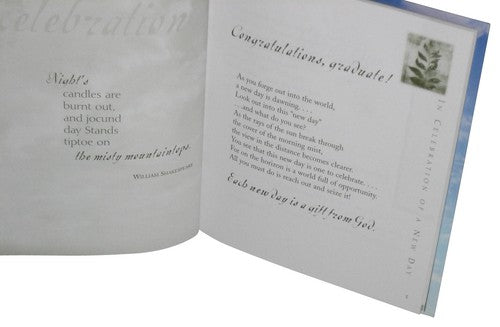 In Celebration of A New Day (2004) Inspiration Quotes Hardcover Book