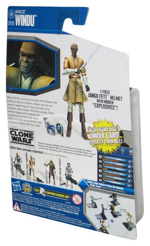 Star Wars Clone Wars Animated (2010) Mace Windu 3.75 Inch Figure CW20