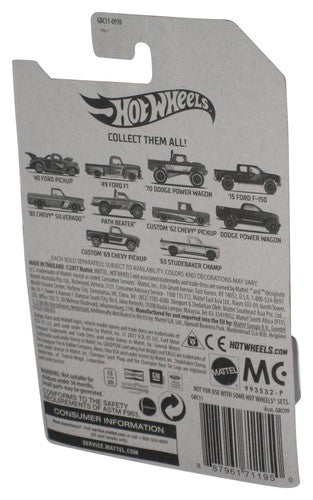 Hot Wheels '70 Dodge Power Wagon (2017) Red Toy Truck #3/10