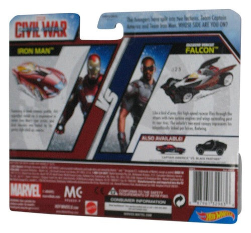 Marvel Captain America Civil War Iron Man & Falcon Hot Wheels Toy Car Exclusive Set 2-Pack