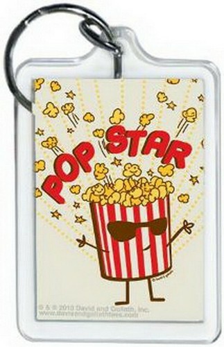 David and Goliath Pop Star Lucite Keychain 65723KEY