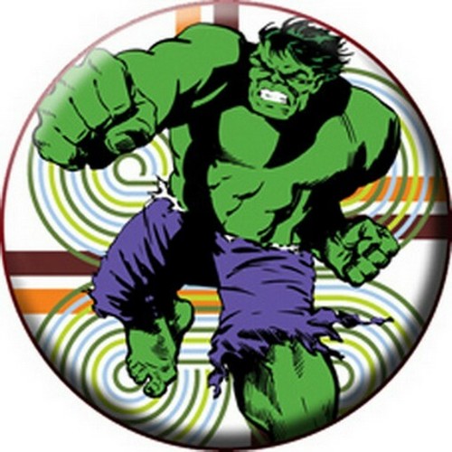 Marvel Comics Incredible Hulk Punch Button B-5156