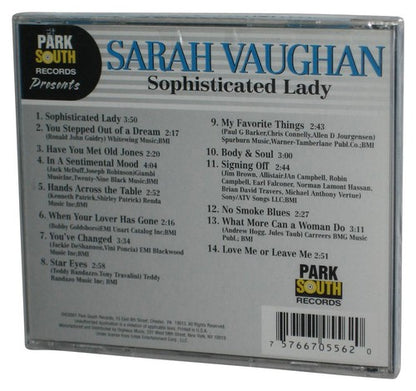 Sarah Vaughan Sophisticated Lady (2001) Audio Music CD
