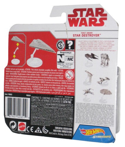 Star Wars Hot Wheels (2016) First Order Star Destroyer Starship Toy - (Minor Wear)