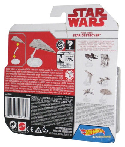Star Wars Hot Wheels (2016) First Order Star Destroyer Starship Toy - (Minor Wear)