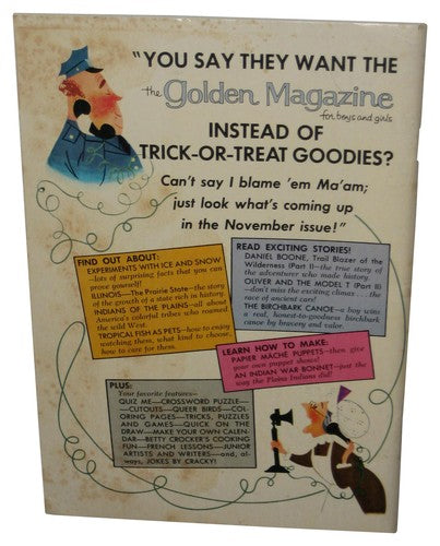 The Golden Magazine For Boys & Girls October 1964 Paperback Book