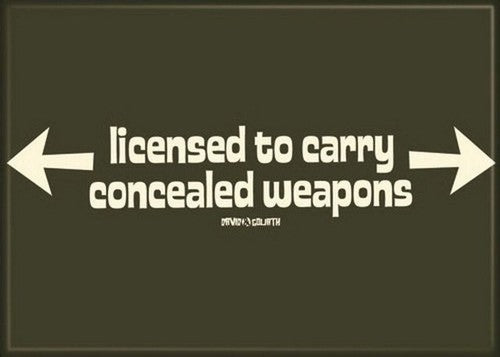 David and Goliath Licensed To Carry Magnet 29800DG