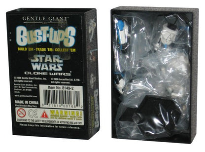 Star Wars Clone Wars Animated Bust-Ups Clone Trooper (2006) Gentle Giant Mini Bust - (Blue Deco)