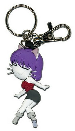 Black Cat Rinslet Cat Form Anime PVC Keychain GE-3834