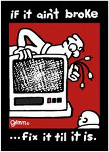 Grimm If It Aint Broke Fix It Magnet GM1912