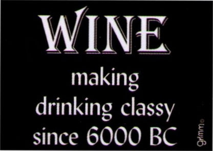 Wine Making Drinking Classy Since 6000BC Magnet GM5003