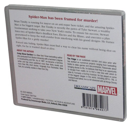 Marvel Comics Spider-Man Wanted Dead or Alive (2019) Unabridged Audio Music CD