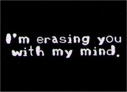 I'm Erasing You With My Mind Magnet DM2212