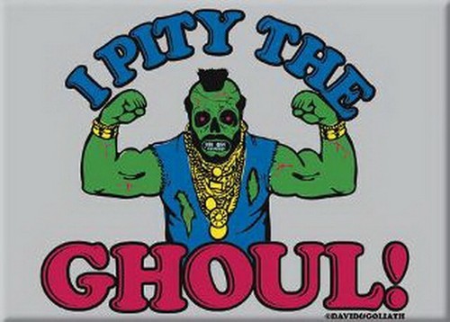 David and Goliath I Pity The Ghoul Pocket Mirror 50774