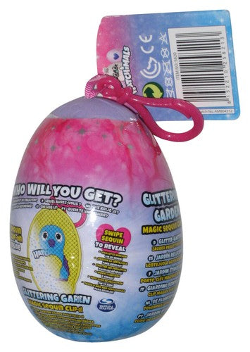 Hatchimals Glittering Garden (2018) Magic Sequin Clip-On Sealed Mystery Egg - (1 Random)