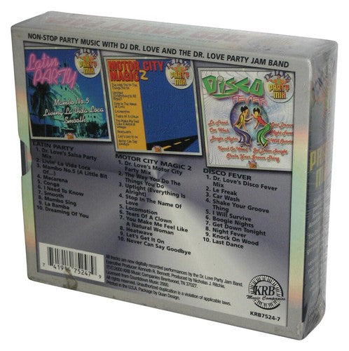 Dr. Love Party Mix 3CD Music Party Pack Box Set