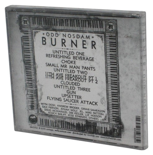 Odd Nosdam Burner (2005) Audio Music CD -